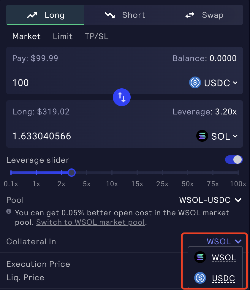 Select a Collateral