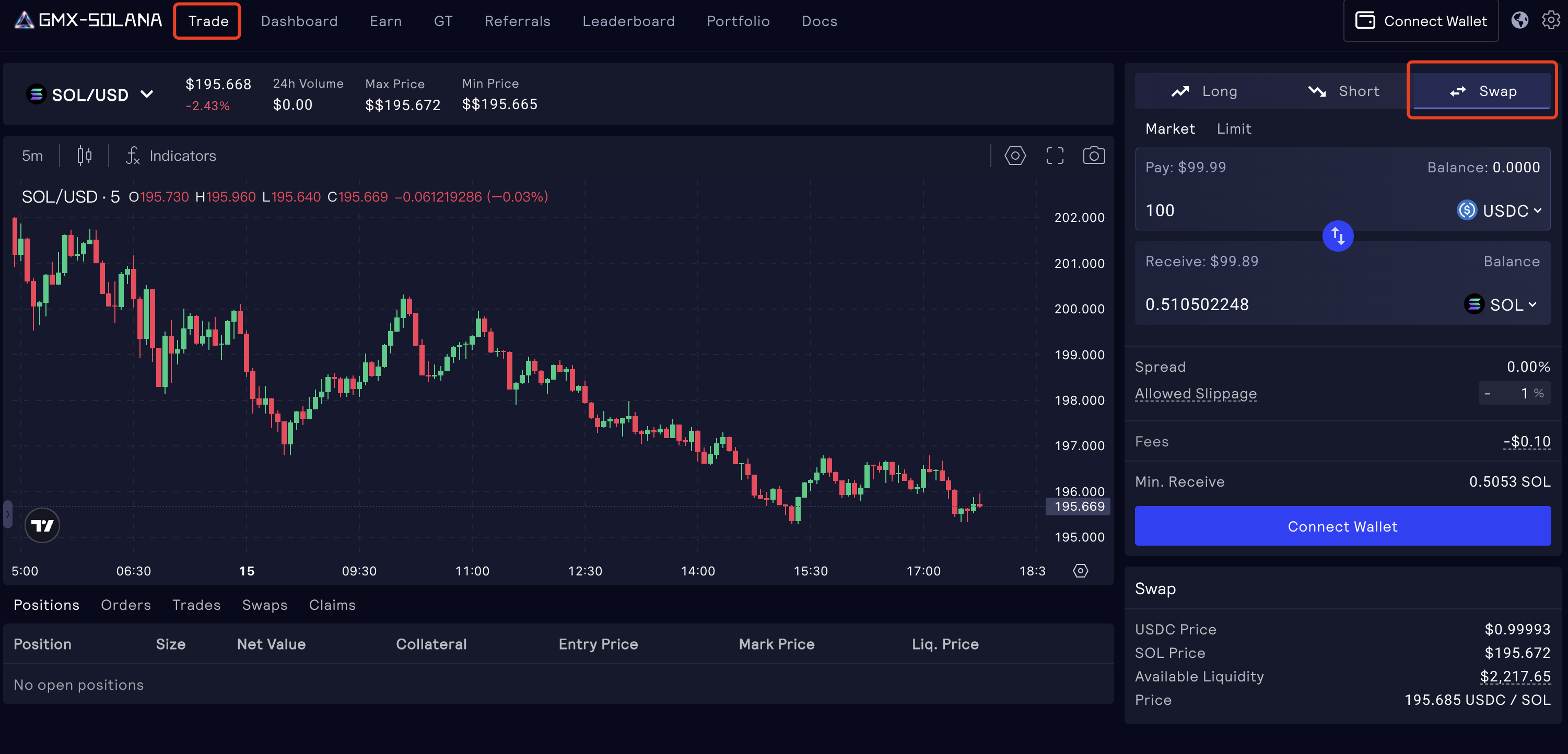 Swap Tokens